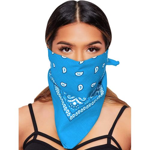 Ershi-® Paisley Bandana Fazzoletti Di Cotone Per Polvere Sport All'aperto Bandana Quadrata Moda Capelli Accessorio Fazzoletto Band[2
