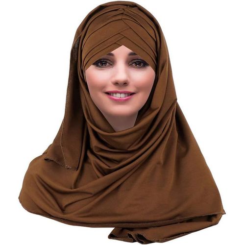 Ershi-Slouchy Musulman Chapeau - Femmes Écharpes Islamiques Beau Hijab Bonnet Casquette Châle Foulard[1997]