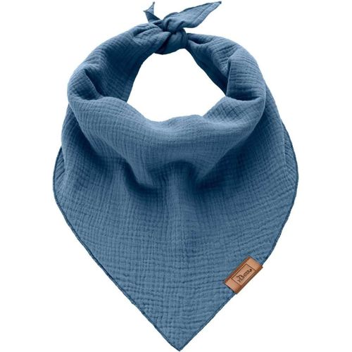 Ershi-Foulard Triangulaire Nola - Bleu - Taille S[2228]