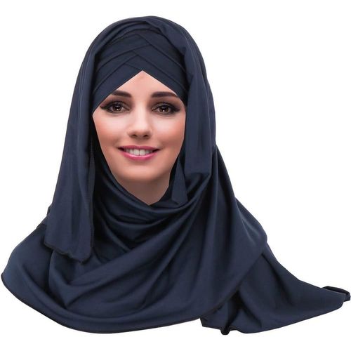 Ershi-Slouchy Musulman Chapeau - Femmes Écharpes Islamiques Beau Hijab Bonnet Casquette Châle Foulard[1996]