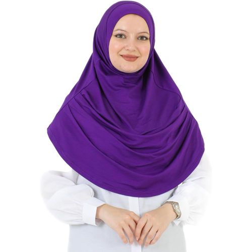 Ershi-Hijab Pour Femme | Prêt Turban Musulmane | Foulard Doux Pour La Priere | Bonnet Long | Vetement Islamique, Jersey Abaya | Ro[1