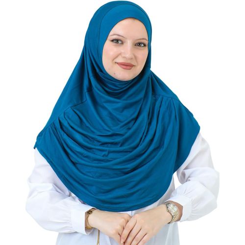 Ershi-Hijab Pour Femme | Prêt Turban Musulmane | Foulard Doux Pour La Priere | Bonnet Long | Vetement Islamique, Jersey Abaya | Ro[1