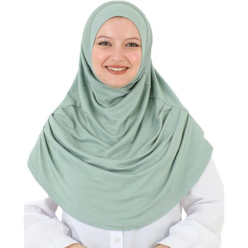 Ershi-Hijab Pour Femme | Prêt Turban Musulmane | Foulard Doux Pour La Priere | Bonnet Long | Vetement Islamique, Jersey Abaya | Ro[1