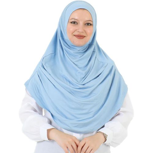 Ershi-Hijab Pour Femme | Prêt Turban Musulmane | Foulard Doux Pour La Priere | Bonnet Long | Vetement Islamique, Jersey Abaya | Ro[1
