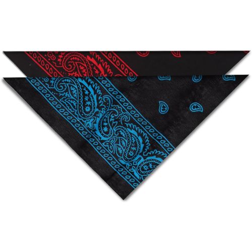 Ershi-Bandana 100 % Coton - 2 Pièces/6 Pièces - Foulard Pour Femme - Bandana Head - Protection - Motif Cachemire Avec Couleurs Mél[1