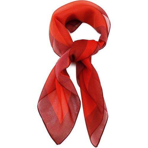 Ershi-Foulard En Mousseline Fine Pour Femme - Couleur Unie - Dimensions : 58 X 58 Cm[1581]