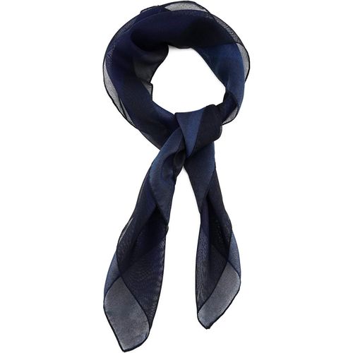 Ershi-Foulard En Mousseline Fine Pour Femme - Couleur Unie - Dimensions : 58 X 58 Cm[1571]