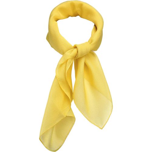 Ershi-Foulard En Mousseline Fine Pour Femme - Couleur Unie - Dimensions : 58 X 58 Cm[1597]