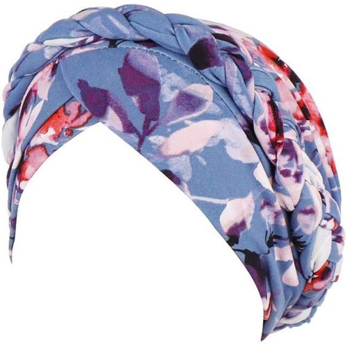 Ershi-Élégant Fleur Foulard Tête Turban Bandanas Femmes Bandeau Élastique Bonnet Hijab Chemo Chapeau Islamique Couvre-Chef Musulma[1