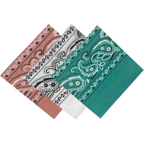 Ershi-3 Pack 100% Cotton Bandana For Women Men Gift Packaging - Cowgirl Cowboy Accessories Scarf Headband Neckerchief - Large Pais[4