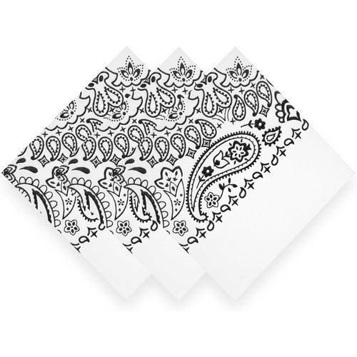 Ershi-3 Pack 100% Cotton Bandana For Women Men Gift Packaging - Cowgirl Cowboy Accessories Scarf Headband Neckerchief - Large Pais[5