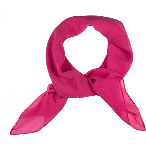 Ershi-Foulards Carrés En Mousseline De Soie Pour Femme - Écharpe Unie Rétro Des Années 50 - Bandana Léger - 65 X 65 Cm[1352]