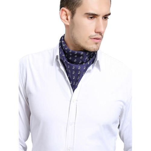 Ershi-Écharpe Foulard En Soie Roulée À La Main Femmes Hommes Unisexe Pure Soie Bandana Été[1088]