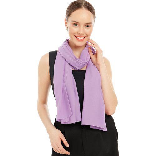 Ershi-Écharpe Heidi En Mousseline De Soie Pour Femme - Douce Et Légère Comme Une Plume - Écharpe Élégante Pour Femme - Tissu Polye[1