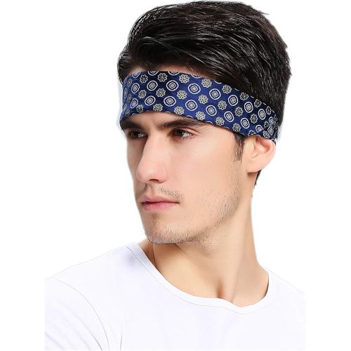 Ershi-Écharpe Foulard En Soie Roulée À La Main Femmes Hommes Unisexe Pure Soie Bandana Été[1120]