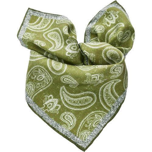 Ershi-Écharpe Foulard En Soie Roulée À La Main Femmes Hommes Unisexe Pure Soie Bandana Été[1121]
