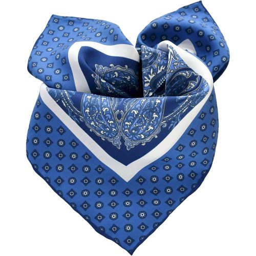 Ershi-Écharpe Foulard En Soie Roulée À La Main Femmes Hommes Unisexe Pure Soie Bandana Été[1109]
