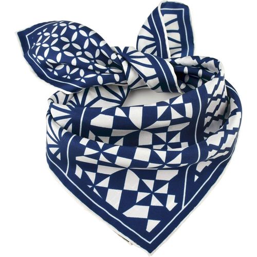 Ershi-Écharpe Foulard En Soie Roulée À La Main Femmes Hommes Unisexe Pure Soie Bandana Été[1126]