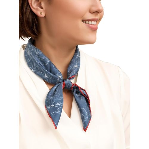 Ershi-Écharpe Foulard En Soie Roulée À La Main Femmes Hommes Unisexe Pure Soie Bandana Été[1129]