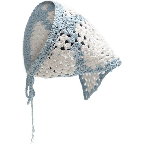 Ershi-Foulard Triangle En Coton Pour Femme - Bandanas Faits À La Main[855]