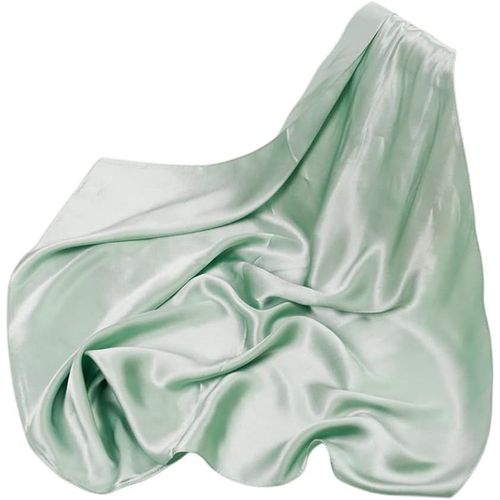 Ershi-Foulard Carré Soie Couleur Uni 53x53cm[1730]