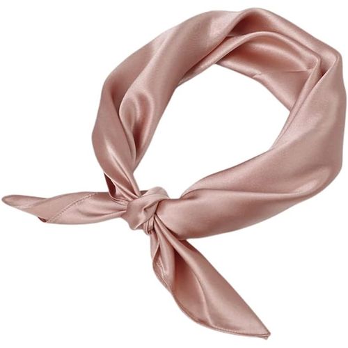 Ershi-Foulard Carré Soie Couleur Uni 53x53cm[1726]