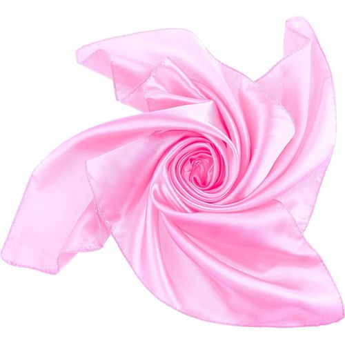Ershi-Écharpe À Col Carré, Mouchoirs, Style Rétro, Ruban De Satin, Foulard Pour Femme Et Homme, 58,4 X 58,4 Cm[1484]