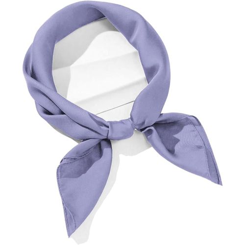 Ershi-® - Foulard Elégant Effet Satin De Soie Foulard Carré - Femme[934]