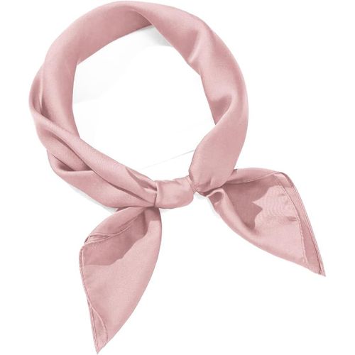 Ershi-® - Foulard Elégant Effet Satin De Soie Foulard Carré - Femme[939]