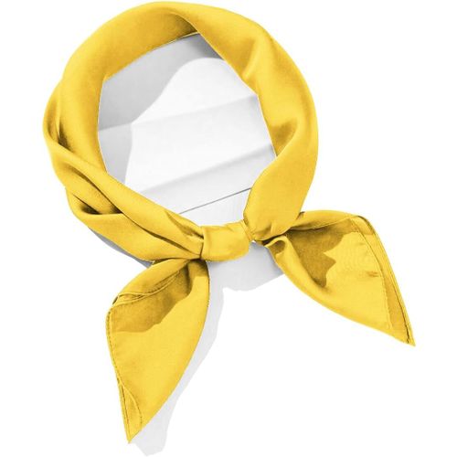 Ershi-® - Foulard Elégant Effet Satin De Soie Foulard Carré - Femme[949]