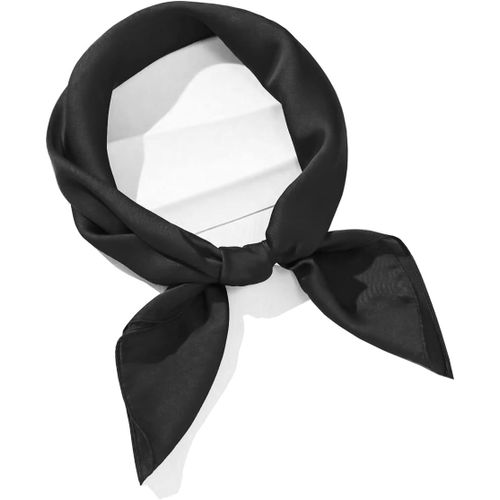 Ershi-® - Foulard Elégant Effet Satin De Soie Foulard Carré - Femme[952]