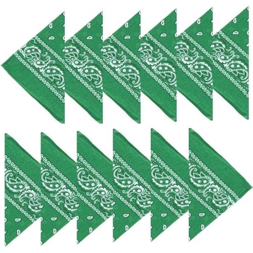 Ershi-Coton, 1er 6 Ou 12 Pack Bandanas Avec Motif Paisley Original | Couleur Au Choix[9]