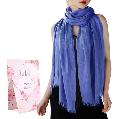 Ershi-Foulard Châle Femme Écharpe Pour Printemps Automne Hiver Étole Longues Scarf Pour Mariage Soirée Cocktail Fête Plage Cover U[1