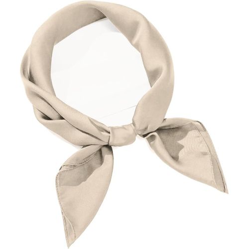 Ershi-® - Foulard Elégant Effet Satin De Soie Foulard Carré - Femme[951]