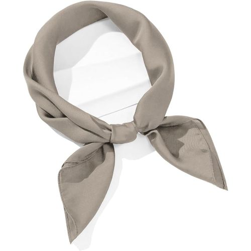 Ershi-® - Foulard Elégant Effet Satin De Soie Foulard Carré - Femme[947]
