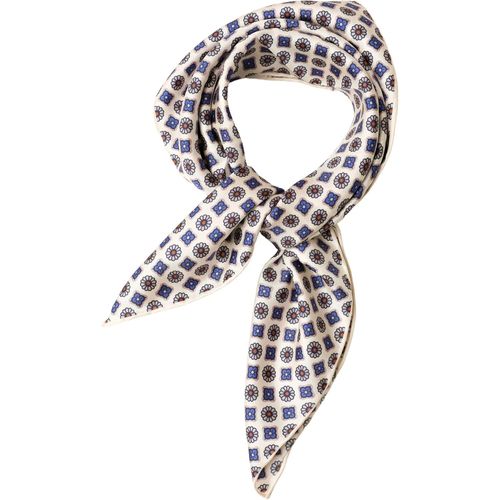 Ershi-Écharpe Foulard En Soie Roulée À La Main Femme Homme Unisexe Pure Soie Bandana Été[1536]