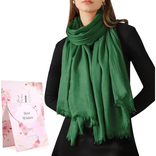 Ershi-Foulard Châle Femme Écharpe Pour Printemps Automne Hiver Étole Longues Scarf Pour Mariage Soirée Cocktail Fête Plage Cover U[1