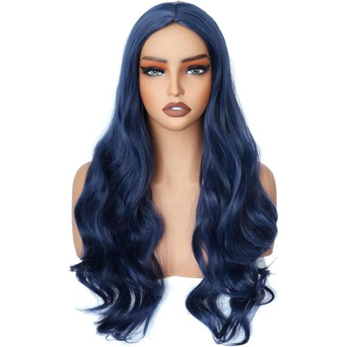 Ershi-Colorfulpanda Perruque Longue Ondulée Pour Femme, Cheveux Synthétiques Naturels Bouclés, Costume Charmant, Pour Femme Et Fil[1