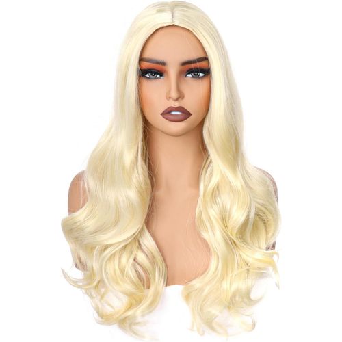 Ershi-Colorfulpanda Perruque Longue Et Ondulée Pour Femme, Cheveux Synthétiques Naturels Bouclés, Costume Charmant, Pour Femme Et [1