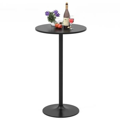 Costway Table De Bar 60 X 60 X 101,5 Cm - Base En Métal Pour Salle À Manger, Restaurant