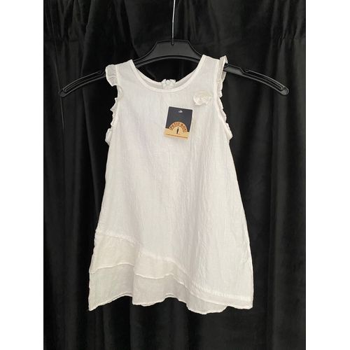 Robe Blanche Petit Boy Neuve 2 Ans