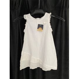 Robe Blanche Petit Boy Neuve 2 Ans 