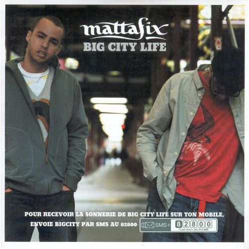 Cd Single Mattafix " Big City Life " 2005 Hip-Hop 2 Titres + Vidéo