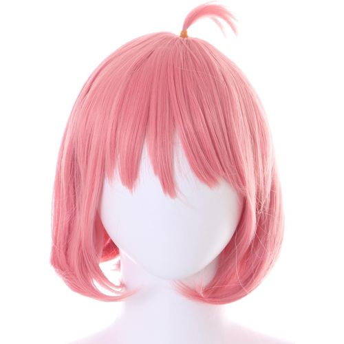 Meimieshop-Pl-966 Perruque Courte Rose 35cm Pour Anya Forger Spy Family Cosplay Wig Animemanga