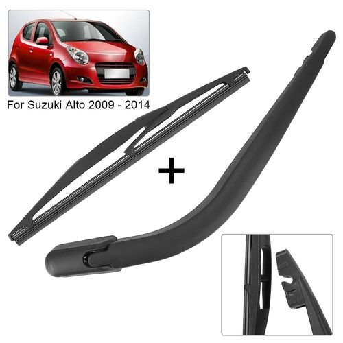 Kit D'essuie-Glace Arrière Et Bras, 2 Pièces, Pour Suzuki Alto 2009 ? 2014, Pare-Brise, Vitre Arrière De Voiture