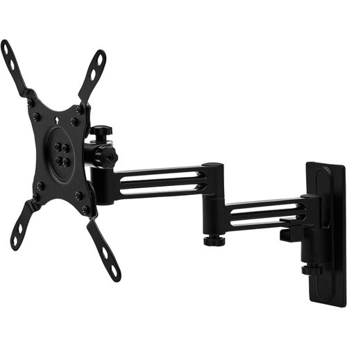 meimieshop-Support TvMural Wh-03-43 À 2 Bras Avec Gestion Des Câbles|Support Tv Pivotant Et Inclinable Pour Écran De 13 À 43 Pouces|Capacité De Charge Jusqu'À 15 Kg|Compatible Vesa