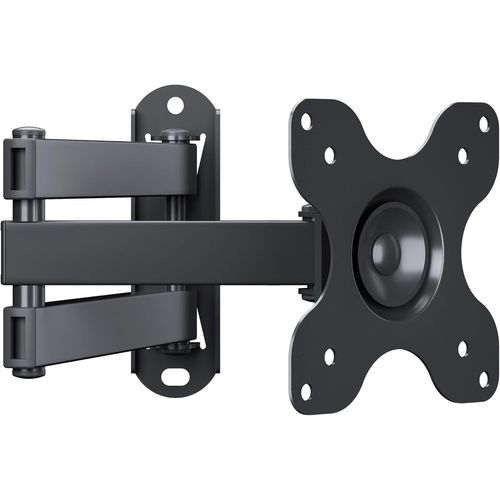 meimieshop-Support TvMural Fixation SupportMural Ecran Pc Orientable Et Inclinable Universel PourMoniteur Et Télévision Plat/Incurvé De 13-30 Pouces Jusqu'À 15 Kg,Vesa 75X75 /100X100Mm