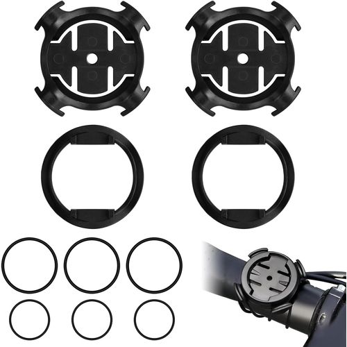 Meimieshop-2 Pièces Support De Vélo Avant Pour Garmin Gps,Vélo Chronomètremontage,Vélo Compteur De Vitesse Support,Compteur De Vélo Compatible Avec Garmin Edge 200/500/510/520/800/810/1000