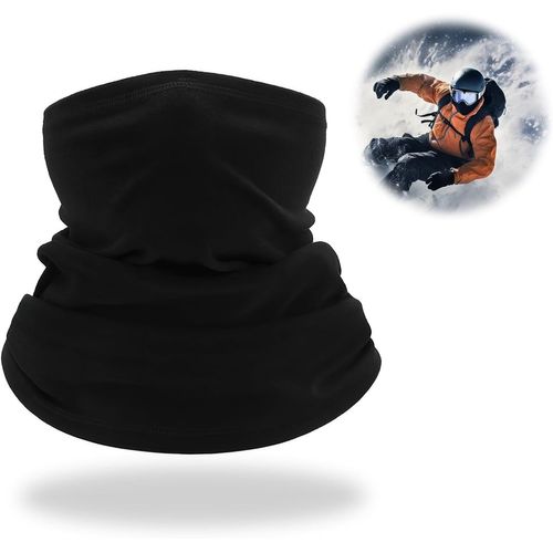 meimieshop-Écharpe TubulaireMultifonction Coupe-Vent En Polaire Pour Hommes Et Femmes,Unisexe Tour De Cou Élastique,Cache-Cou Tubulaire D'Hiver Polaire Pour Ski,Cyclisme Et Jogging,Confort Thermique