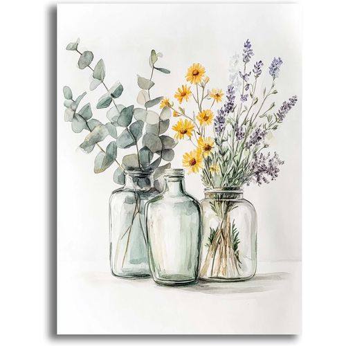 Meimieshop-5d Diamond Painting Adulte Fleur,Peinture Diamant Vase,Canevas Broderie Diamant Kit Complet Point De Croix Broderie Salon Chambre Autocollantmural Décoration 30x40cm-6